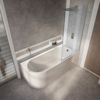 Baignoire semi-îlot moderne d