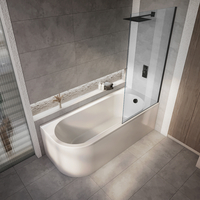 Baignoire semi-îlot moderne d