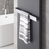 Barre Porte Serviette de Radiateur 62x6cm Acier Chromé Design Moderne
