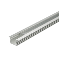 Biard Profilé alu encastrable LED Rectangulaire 100cm - Lot de 5
