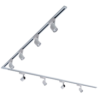 Biard Spot LED 7W sur rail 2 x 2m Blanc - Pack de 8