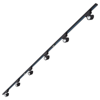 Biard Spot LED 7W sur rail 3 x 1m Noir - Pack de 6