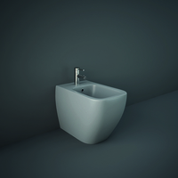 Bidet rectangulaire à poser - Gris mat - Hudson Reed x Rak Ceramics