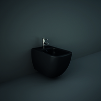 Bidet rectangulaire suspendu - Noir - Hudson Reed x Rak Ceramics