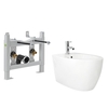 Bidet suspendu,  bâti-support et mitigeur - Ashbury