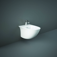 Bidet Suspendu Moderne – Blanc Brillant – RAK Sensation x Hudson Reed