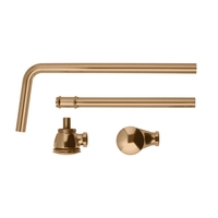 Bonde baignoire rétro - Avec trop-plein - Exposée - Cuivre Brossé - Hudson Reed