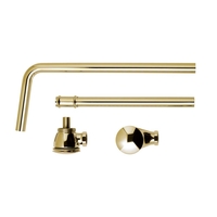 Bonde baignoire rétro - Avec trop-plein - Exposée - Or Brillant - Hudson Reed