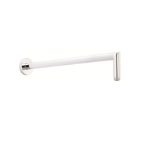 Bras Rectangulaire Pomme de Douche Laiton Massif Chromé Pose Murale