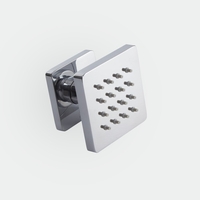 Buse hydromassante carrée – Chromé - Kubix
