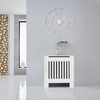 Cache radiateur vertical blanc - 81,  5 cm x 78 cm