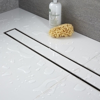 Caniveau de douche à carreler – Acier inoxydable – 80 cm