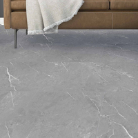 Carrelage composite pour sols – 61, 5 cm x 31, 5 cm – Gris effet marbré (Juno Grey)