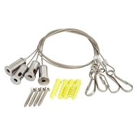 Câbles suspension pommeau de douche encastrable - Jeu de 4