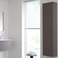 Colonne de rangement moderne – Gris mat – 35 cm x 150 cm - Newington
