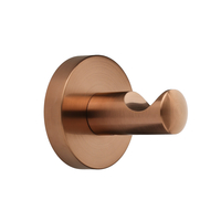 Crochet pour peignoir - Cuivre satiné - Design moderne - Montage mural - Alara - Hudson Reed