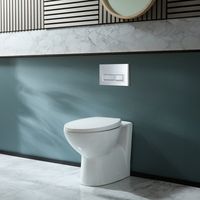 Cuvette WC à poser - Avec abattant à fermeture douce - Belstone par Hudson Reed