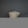 Cuvette WC à poser moderne - Abattant fermeture douce – Sans bride – Cappuccino mat – RAK Feeling x Hudson Reed