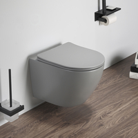 Cuvette WC suspendue avec abattant à fermeture douce – Choix de finitions - Elements