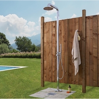 Douche extérieure – 2 fonctions – Chromé – Select