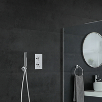 Kit de Douche Thermostatique Encastré Design Minimaliste & Douchette