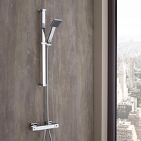 Kit de Douche Thermostatique Minimaliste Douchette Carrée - Kubix