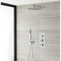 Kit Douche Thermostatique encastrable 2 Fonctions Pommeau Ø 30cm & Douchette - Como