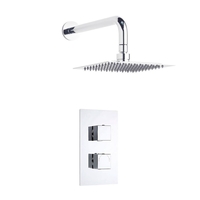 Kit Douche Thermostatique Encastrable Laiton Massif Chromé Tête Design