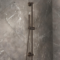 Kit douchette avec barre de relèvement - Nickel noir - Otto