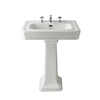 Lavabo rétro sur colonne - Design ancien anglais - 64 cm - 3 trous - Hudson Reed Victrion