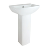 Lavabo sur colonne moderne - 50 x 80 cm - WC & Toilettes - 1 trou - Hudson Reed Dalton