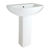 Lavabo sur colonne moderne - 60 x 80 cm - WC & Toilettes - 1 trou - Hudson Reed Dalton