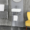 Lavabo sur pieds moderne – Porte-serviettes Chromé – 40 x 29, 5 cm - Exton - Hudson Reed