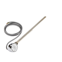 Élément chauffant électrique thermostatique chromé 400W