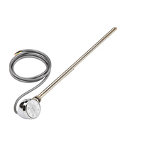 Élément chauffant électrique thermostatique chromé 600W