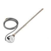 Élément chauffant électrique thermostatique chromé 800W
