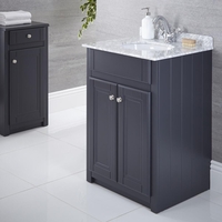 Meuble-lavabo 60x60cm Charlton Anthracite