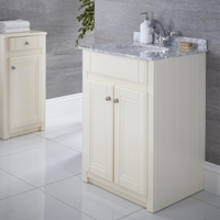 Meuble-lavabo 60x60cm Charlton Ivoire