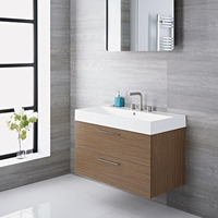 Meuble-lavabo Langley Chêne 90x48x60cm