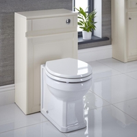 Meuble WC rétro – 50 cm – Blanc crème - Charlton