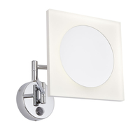 Miroir Grossissant Salle de Bains lumineux 3W Ladoga 20x20cm