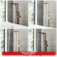 Mitigeur bain douche îlot avec douchette – Choix de finitions - Kubix