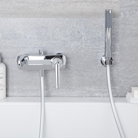 Mitigeur bain douche mural - Chromé - Ora