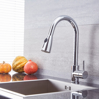 Mitigeur cuisine avec douchette extractible moderne – Chromé - Como