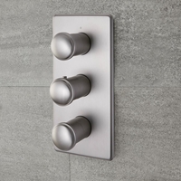 Mitigeur de douche thermostatique - 2 Fonctions avec 3 Robinets - Aldwick
