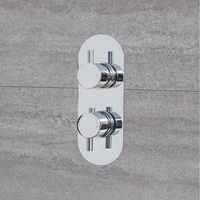Mitigeur de douche thermostatique rond – 1 fonction – Chromé - Quest