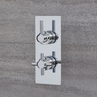 Mitigeur de douche thermostatique rond – 1 fonction – Chromé - Tec
