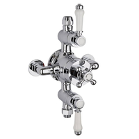 Mitigeur de douche thermostatique rétro - 2 fonctions - Elizabeth