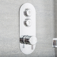 Mitigeur Douche Thermostatique Encastré Design Rond Idro