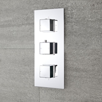 Mitigeur Douche Thermostatique Encastrable,  Design Cubique - Kubix
